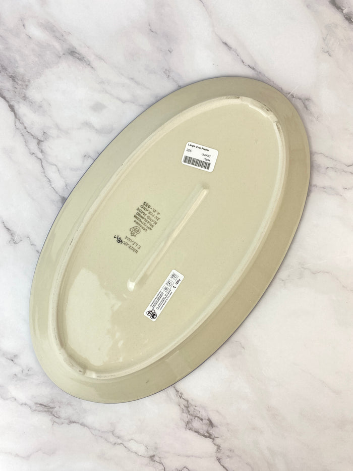 Large Unikat Oval Platter - Shape 205 - Pattern U4841