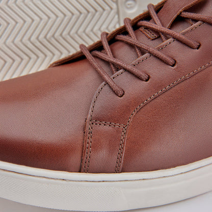 Leather Trainer - Dark Brown
