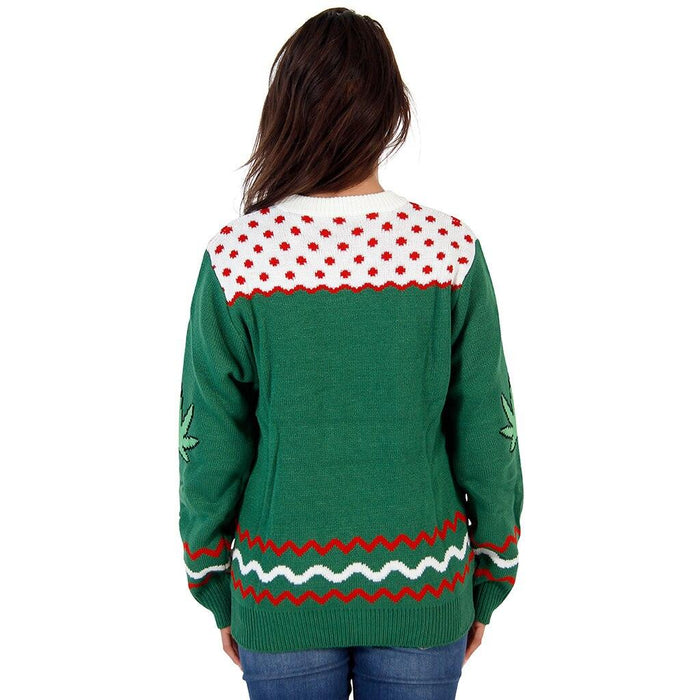 Let's Get Baked Blazed Gingerbread Ugly Christmas Xmas Sweater-tvso