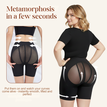 LiftLuxe – High Waist Shaping Shorts with Butt Lift