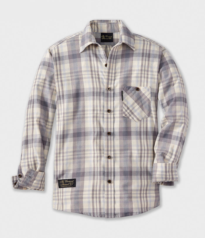 Lightweight Fitted Flannel Shirt - Sandpiper