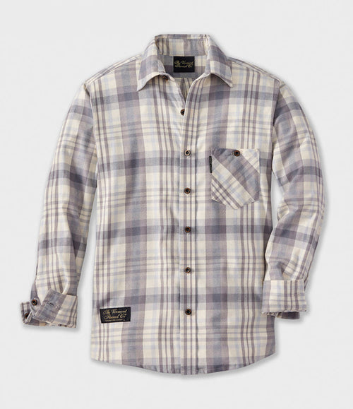 Lightweight Fitted Flannel Shirt - Sandpiper