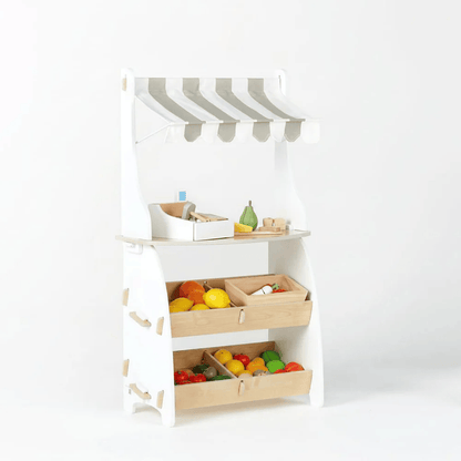 Little Grocer Bundle with Grocer Stand and Grocer Basket
