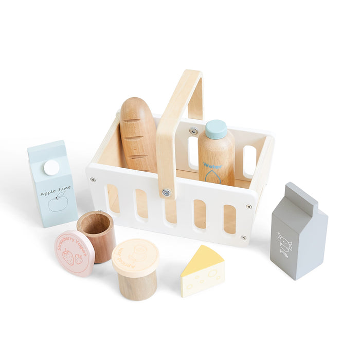 Little Grocer Bundle with Grocer Stand and Grocer Basket
