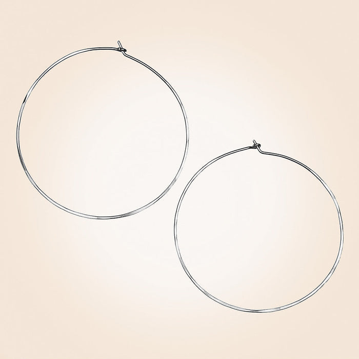 Lotus Jewelry Studio Round Hoop Earrings