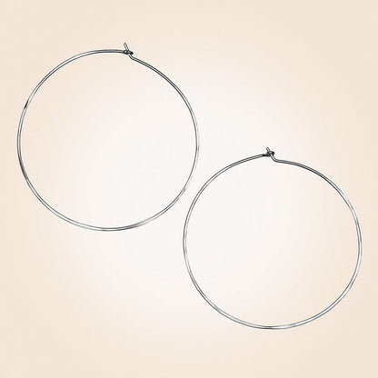 Lotus Jewelry Studio Round Hoop Earrings