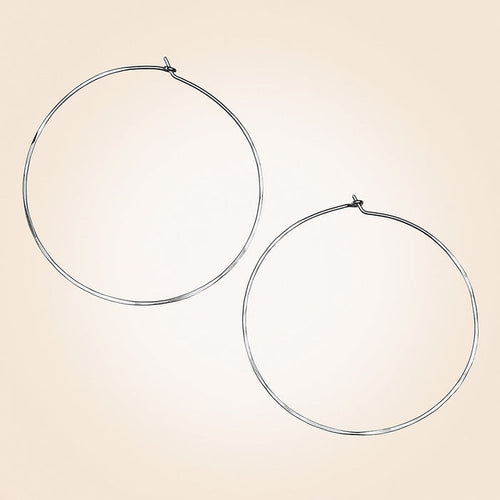 Lotus Jewelry Studio Round Hoop Earrings