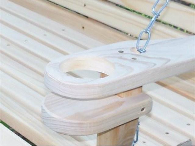 Louisiana Cypress 2 Foot Diamond Back Porch Swing