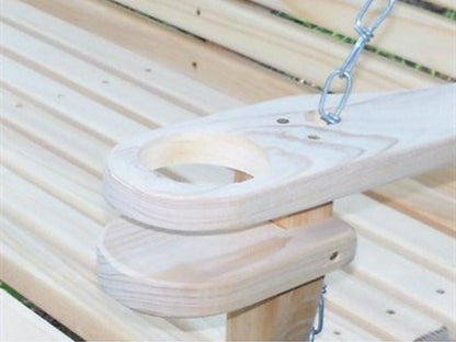 Louisiana Cypress 2 Foot Diamond Back Porch Swing