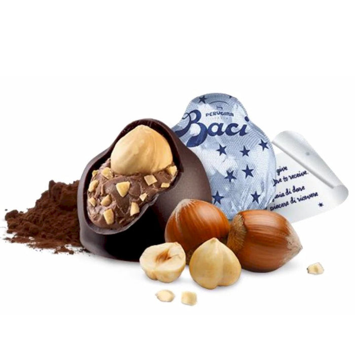 LOVE.ly: Deruta Small Oval Plate with 12 Baci Perugina or 20 Rossana Candies  - ORVIETO BLUE ROOSTER design