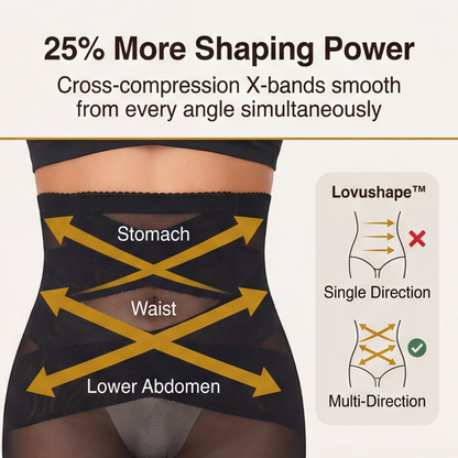 Lovushape – Cross Compression High Waisted Shapewear