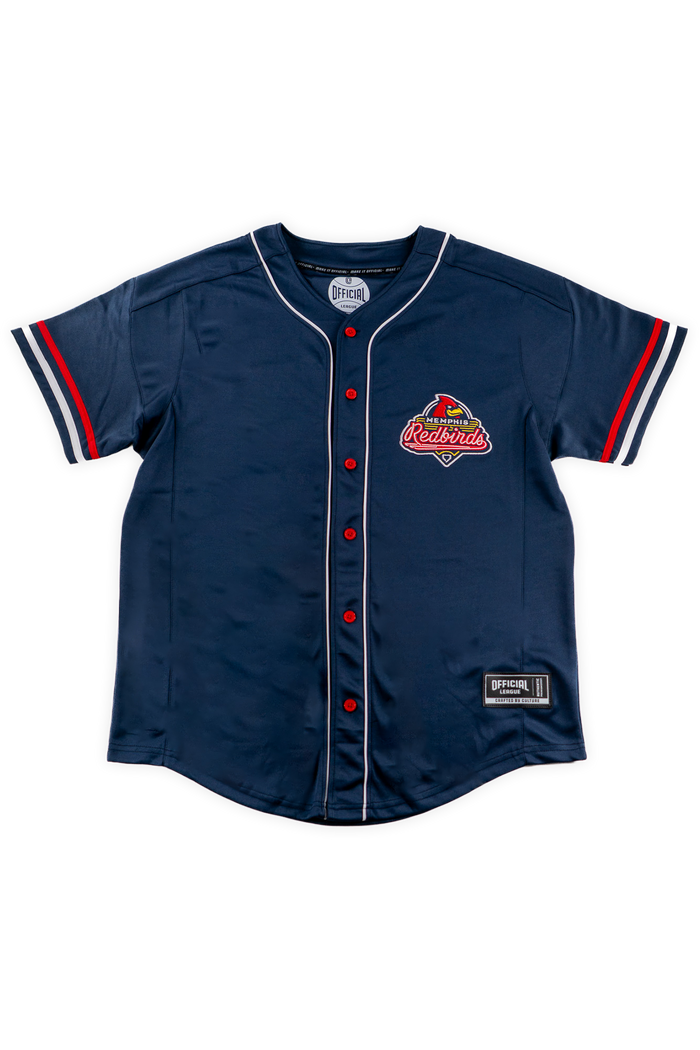 Lucero x Memphis Redbirds Memphis Original Jersey front