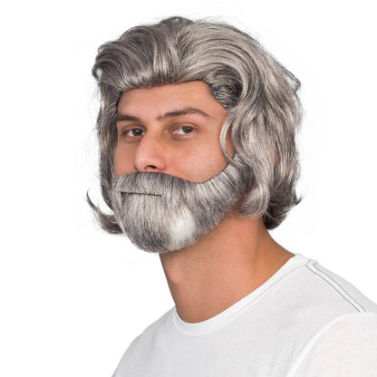Luke Sky Wars Movie Deluxe Halloween Cosplay Costume Accessory Wig/Beard Set - TVStoreOnline