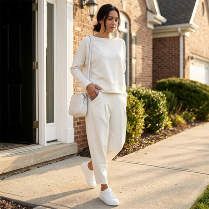 Lunaire – Women's Cotton Two Piece Lounge Set