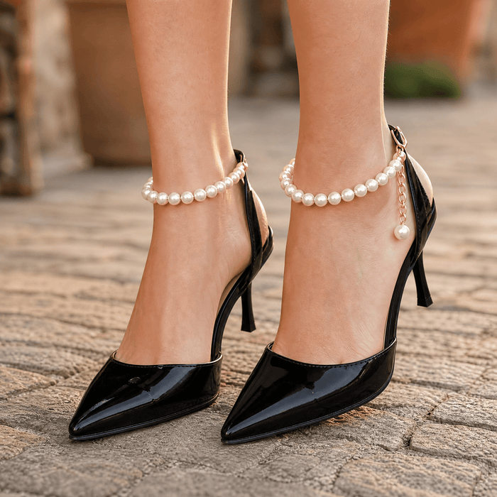 Black with pearl / 5.5