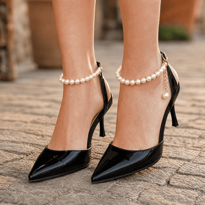 Black with pearl / 5.5