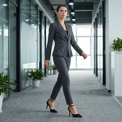 Lusoire – Glossy D'Orsay Stiletto Heels for Women