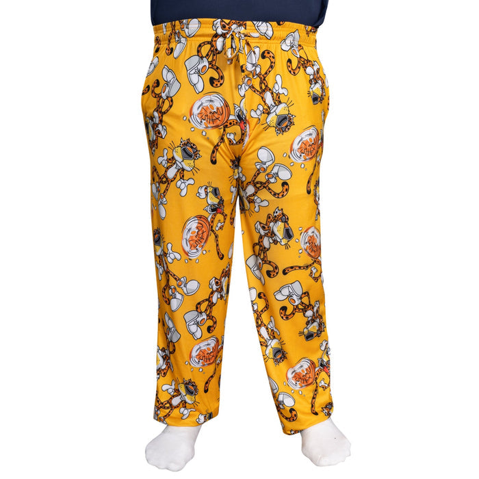 Mad Engine Chester Cheetos Lounge Pose Pajamas Officially Licensed Men's Lounge Pants - TVStoreOnline