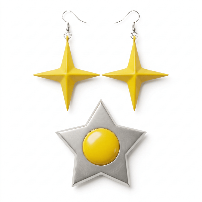 Mario Galaxy Replica Rosalina 3 PC Halloween Cosplay Costume Jewelry Set - TVStoreOnline