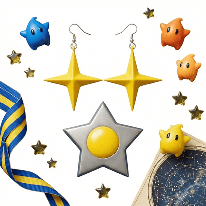 Mario Galaxy Replica Rosalina 3 PC Halloween Cosplay Costume Jewelry Set - TVStoreOnline