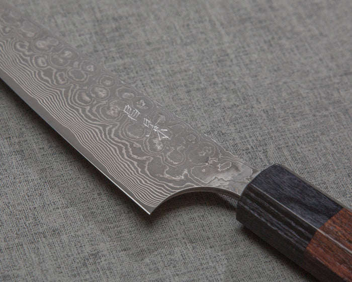 Masakage "Kumo" VG10 Kurosome Damascus 150mm Honesuki