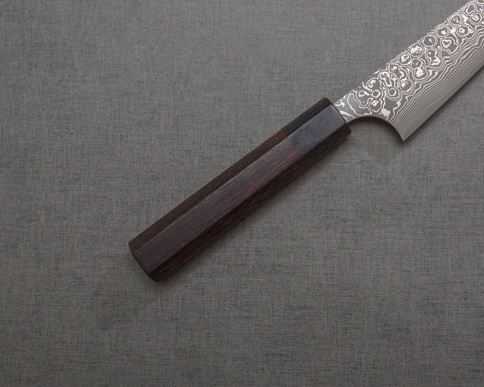 Masakage "Kumo" VG10 Kurosome Damascus 150mm Honesuki
