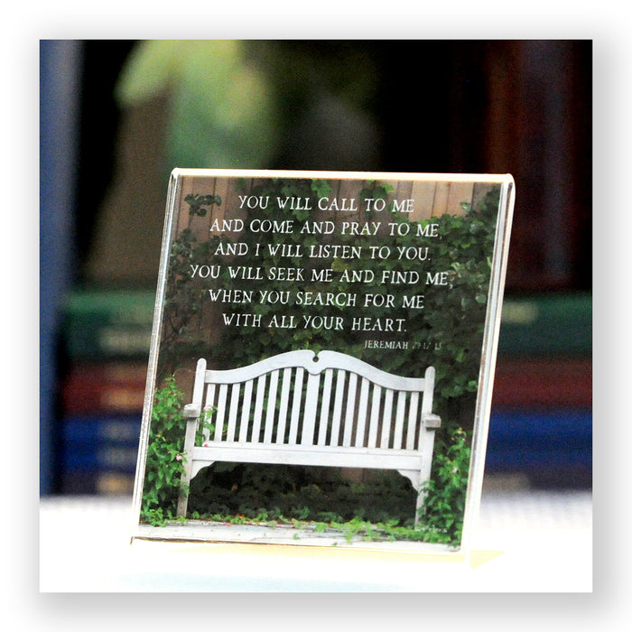 Meeting Place (Jer 29:12-13) - Framed Mini Print