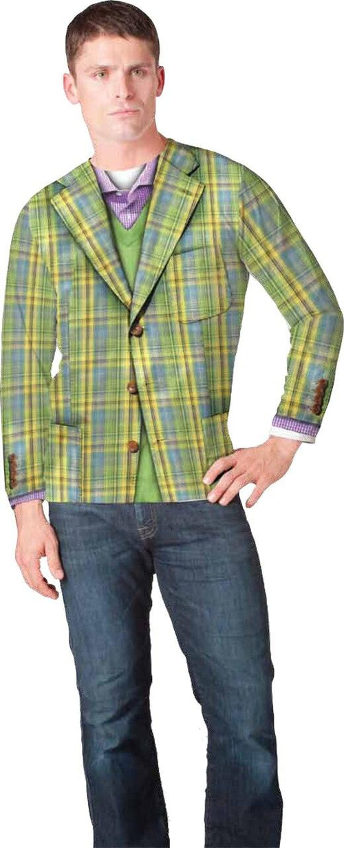 Mens Faux Sports Coat Long Sleeve Tee-tvso