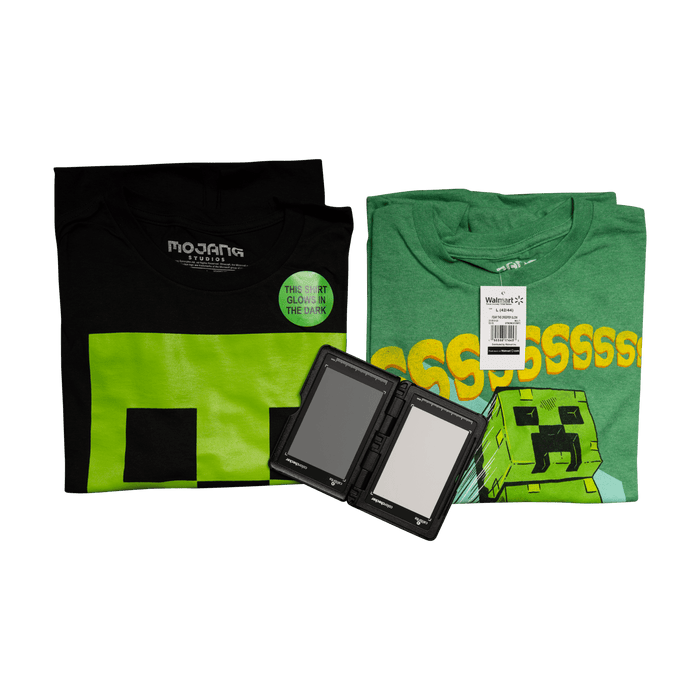 Men's Minecraft Fear the Creeper Glow in Dark 2 Piece Set T-shirt - TVStoreOnline