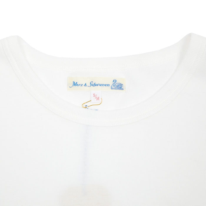 Merz b Schwanen 1950s T-shirt in White