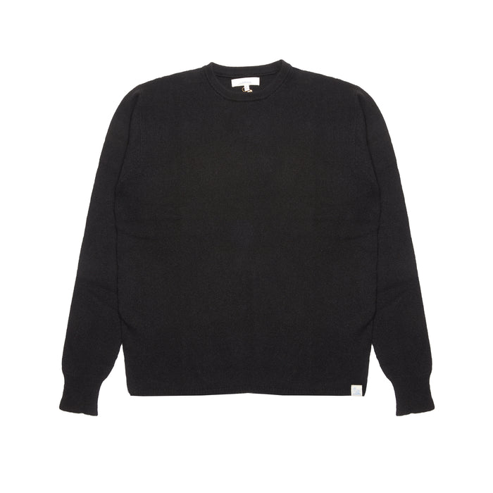 Merz b Schwanen Cashmere/Wool/Silk Pullover in Deep Black