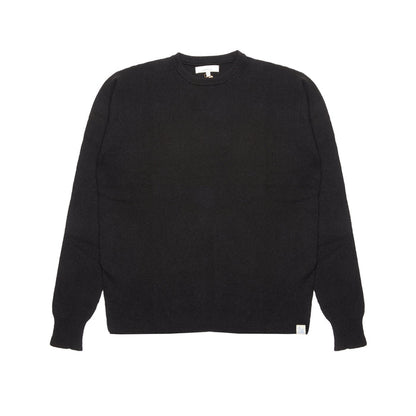 Merz b Schwanen Cashmere/Wool/Silk Pullover in Deep Black
