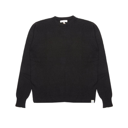 Merz b Schwanen Cashmere/Wool/Silk Pullover in Deep Black