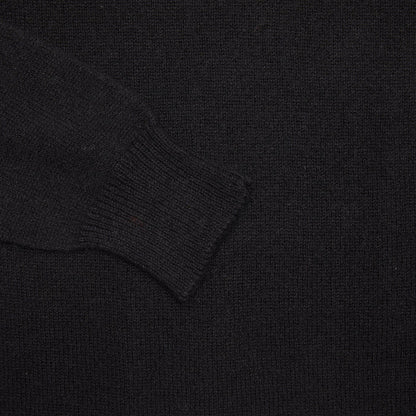 Merz b Schwanen Cashmere/Wool/Silk Pullover in Deep Black