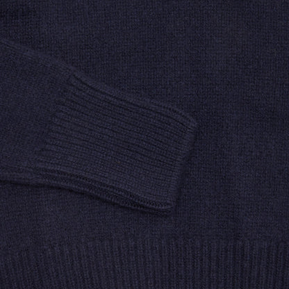Merz b Schwanen Good Basics Cashmere/Merino Turtleneck Pullover in Dark Navy 3