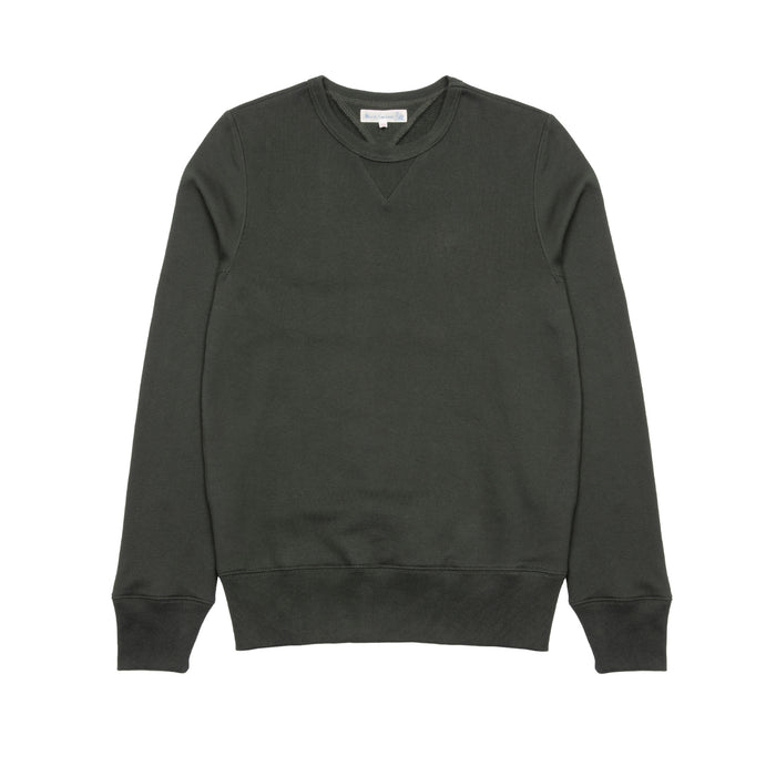 Merz b Schwanen Loopback Fleece Sweatshirt in Forest
