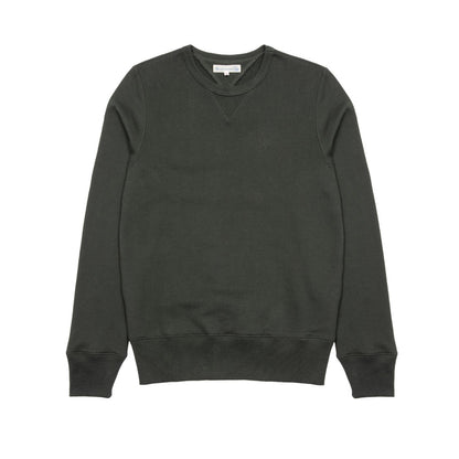 Merz b Schwanen Loopback Fleece Sweatshirt in Forest