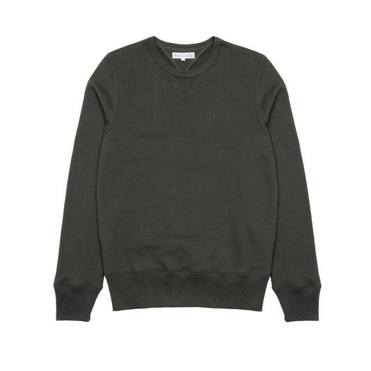 Merz b Schwanen Loopback Fleece Sweatshirt in Forest