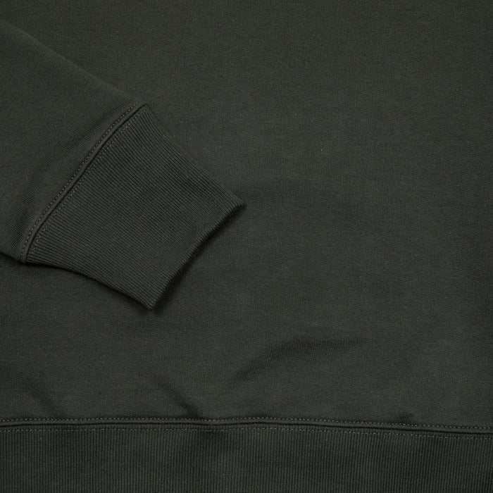 Merz b Schwanen Loopback Fleece Sweatshirt in Forest