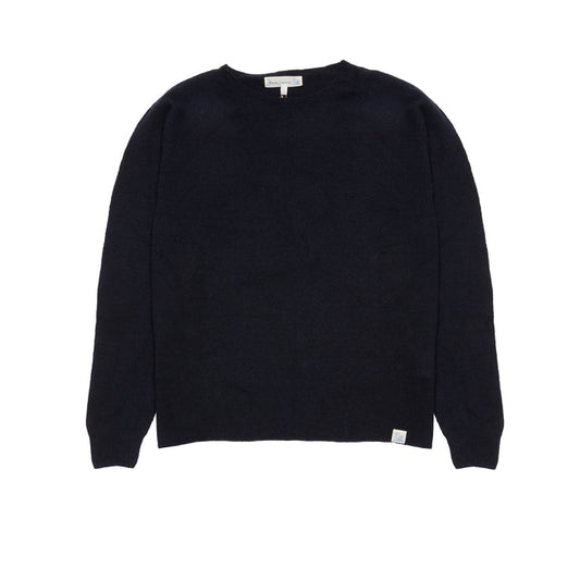 Merz b Schwanen Women's Cashmere Pullover in Dark Navy