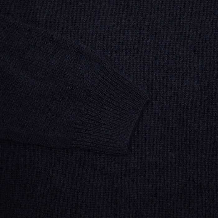Merz b Schwanen Women's Cashmere Pullover in Dark Navy