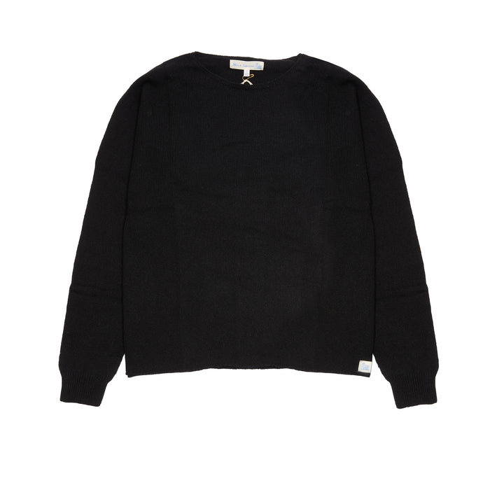 Merz b Schwanen Women's Cashmere Pullover in Deep Black