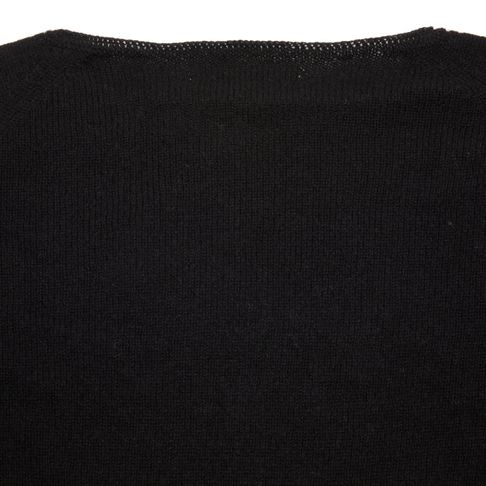 Merz b Schwanen Women's Cashmere Pullover in Deep Black