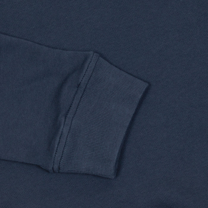 Merz b Schwanen Women's Cropped Sweatshirt in Denim Blue