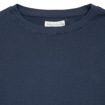Merz b Schwanen Women's Cropped Sweatshirt in Denim Blue