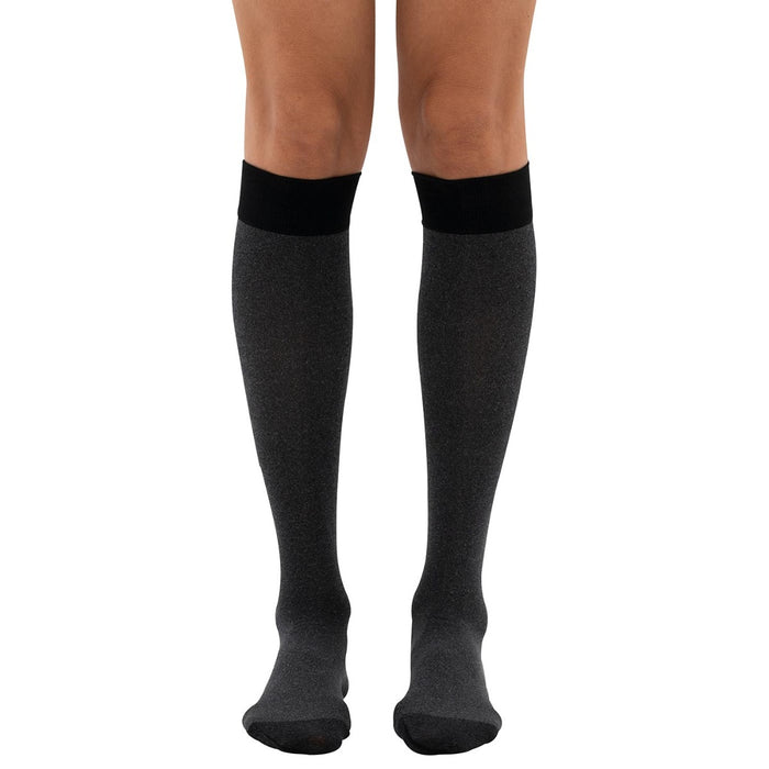 Microfiber Opaque Heather Below Knee Stockings