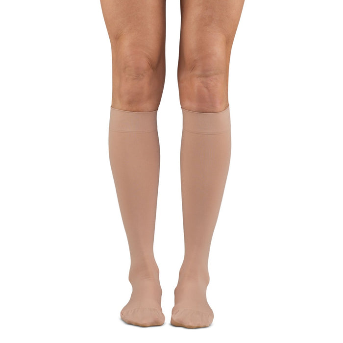 Microfiber Opaque +Plus Below Knee Stockings 20-30mmHg