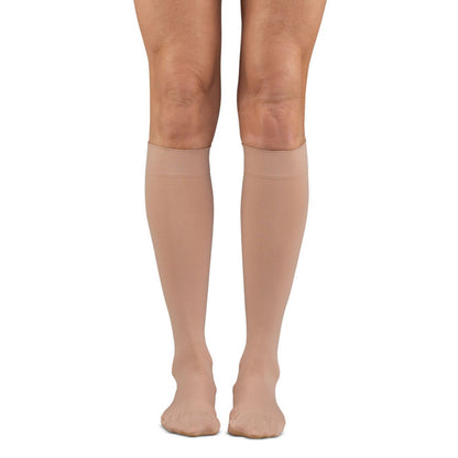 Microfiber Opaque +Plus Below Knee Stockings 30-40mmHg