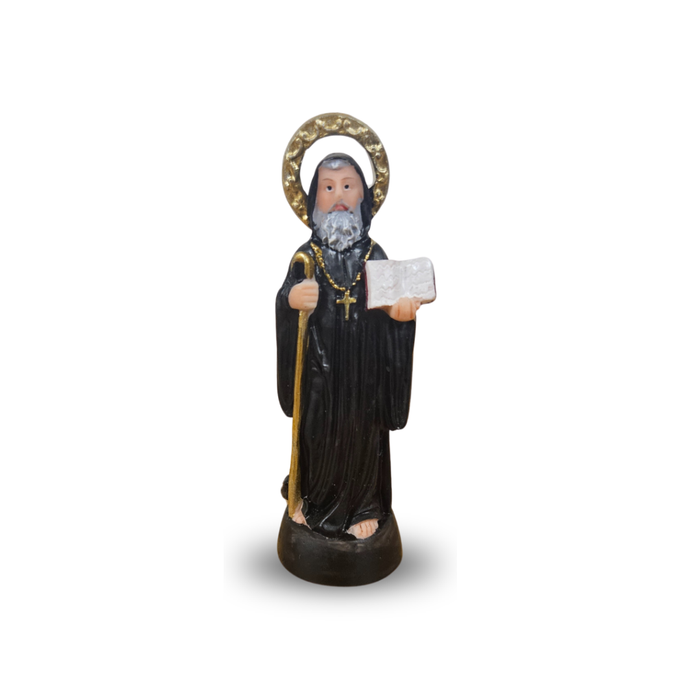 Mini San Benito Statue – 3 Inch Devotional Altar Figure