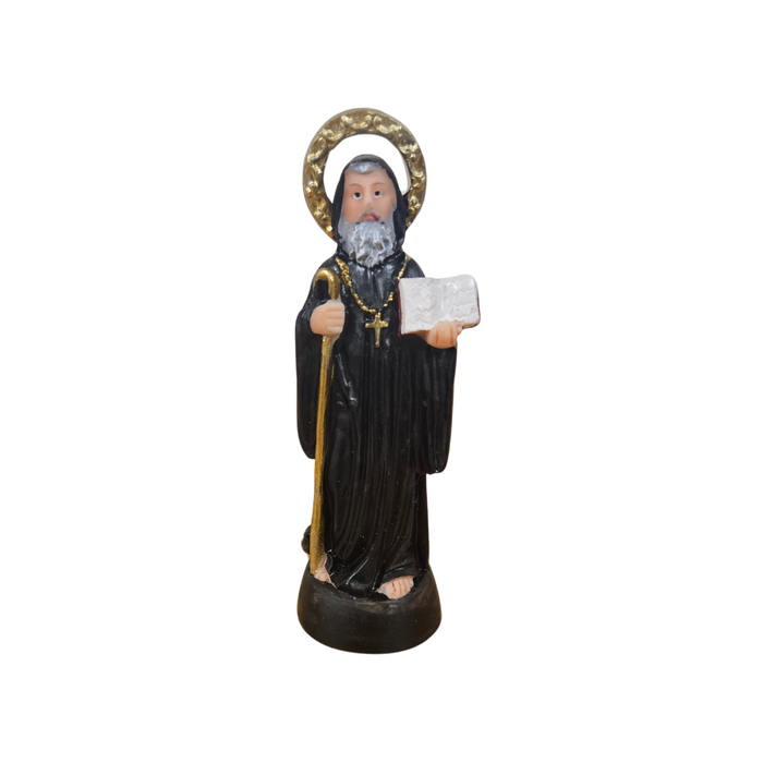 Mini San Benito Statue – 3 Inch Devotional Altar Figure